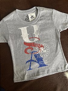 Camiseta 2K Jeans Cinza