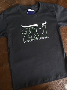 Camiseta 2K Jeans Preto/ Verde