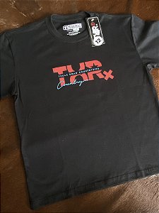 Camiseta Texas Road Preto/ Vermelho