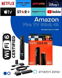 Amazon Fire TV Stick 4K 3ª Geração Max Wi-Fi 6