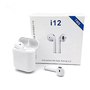Fone de Ouvido Wireless TWS i12