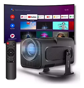 Projetor Salange HY320 Portátil 5G Wifi 6 BT 5.0