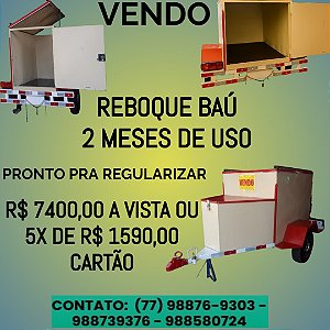 Reboque Baú Monoeixo - Versatilidade e Praticidade