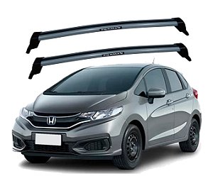 RACK EQMAX NEW WAVE HONDA FIT 2015 2016 2017 2018 2019 2020 2021 - CINZA