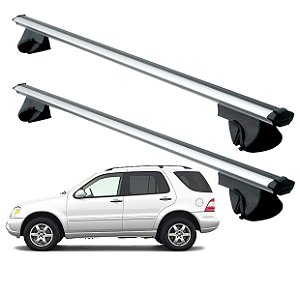 RACK P/ LONGARINAS ALPHA ALUMÍNIO 03 (1,26M) MERCEDES BENZ ML 320 2008 / 2009 - CINZA