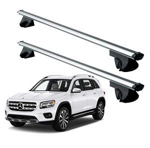 RACK P/ LONGARINAS ALPHA ALUMÍNIO 04 (1,36M) MERCEDES BENZ GLB 2021 / 2022 - CINZA