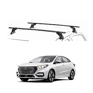 RACK EQMAX AÇO CAOA/CHERY ARRIZO 6 2020 2021 2022 2023 - PRETO