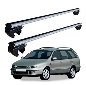 RACK P/ LONGARINAS SIGMA ALUMÍNIO 01 (1,06M) FIAT MAREA WEEKEND 1998 1999 2000 2001 2002 2003 2004 2005 2006 2007 - CINZA