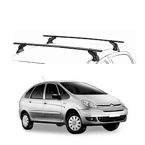 RACK EQMAX AÇO CITROEN XSARA PICASSO 2001 2002 2003 2004 2005 2006 2007 2008 2009 2010 2011 2012 - PRETO