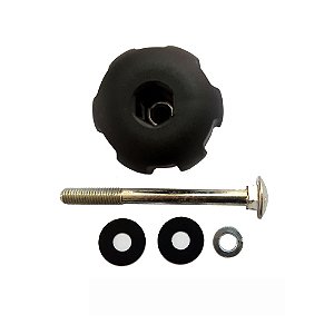 KIT PARAFUSO / BORBOLETA BIKE ENGATE B2X / B3X / C3X e EASY EQMAX - PRETO