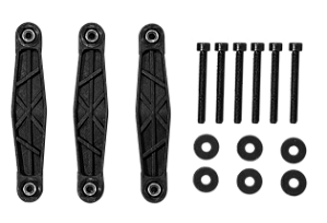 Kit Fixação Velox Aço Eqmax Preto
