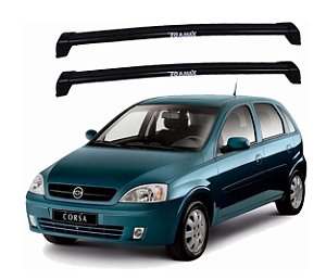 RACK EQMAX NEW WAVE GM CORSA HATCH // SEDAN (MOD. NOVO) 2002 2003 2004 2005 2012 - PRETO