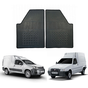 TAPETE BORRACHA FIAT FIORINO / FIORUNO 1986 / 2023 - PRETO