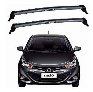 RACK EQMAX NEW WAVE HYUNDAI HB20 HATCH 2014 2015 2016 2017 2018 2019 - CINZA