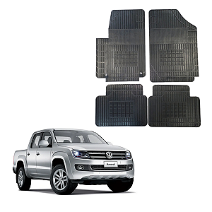 TAPETE BORRACHA AMAROK 2013 2014 2015 2016 2017 2018 2019 2020 2021 2022 2023 - PRETO