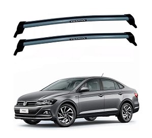 RACK EQMAX NEW WAVE VW VIRTUS 2018 2019 2020 2021 2022 2023 2024 2025 - CINZA