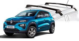 RACK EQMAX NEW WAVE RENAULT KWID 2017 2018 2019 2020 2021 2022 2023 2024 2025 - PRETO