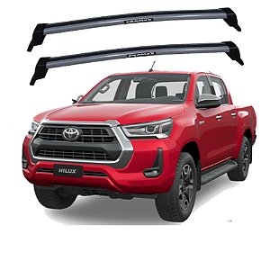 RACK EQMAX NEW WAVE TOYOTA HILUX 2016 2017 2018 2019 2020 2021 2022 2023 2024 2025 - CINZA
