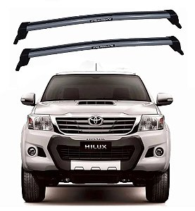 RACK EQMAX NEW WAVE TOYOTA HILUX 2005 2006 2007 2008 2009 2010 2011 2012 2013 2014 2015 - CINZA