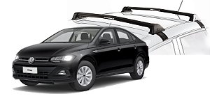 RACK EQMAX NEW WAVE VW VIRTUS 2018 2019 2020 2021 2022 2023 2024 2025 - PRETO