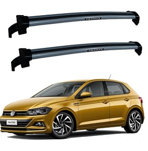 RACK EQMAX NEW WAVE VW POLO 2018 2019 2020 2021 2022 2023 2024 2025 - CINZA
