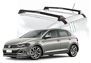 RACK EQMAX NEW WAVE VW POLO 2018 2019 2020 2021 2022 2023 2024 2025 - PRETO