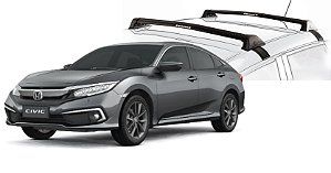 RACK EQMAX NEW WAVE HONDA CIVIC 2017 2018 2019 2020 2021 2022 - PRETO