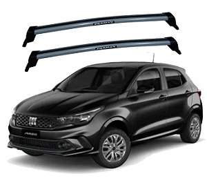 RACK EQMAX NEW WAVE FIAT ARGO 2017 2018 2019 2020 2021 2022 2023 2024 2025 - CINZA