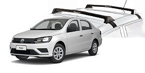 RACK EQMAX NEW WAVE VW VOYAGE G6 / G7 2013 2014 2015 2016 2017 2018 2019 2020 2021 2022 2023 - PRETO