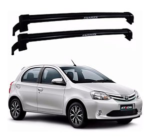 RACK EQMAX NEW WAVE TOYOTA ETIOS HATCH 2013 2014 2015 2016 2017 2018 2019 2020 2021 - PRETO