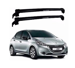 RACK EQMAX NEW WAVE PEUGEOT 208 2013 2014 2015 2016 2017 2018 2019 - CINZA