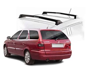 RACK EQMAX WAVE CITROEN XSARA BREAK 1998 1999 2000 2001 2002 2003 (COM TRILHO) - PRETO