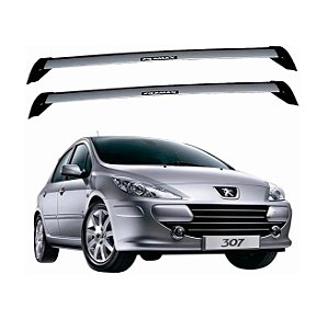 RACK EQMAX WAVE PEUGEOT 307 2002 2003 2004 2005 2006 2007 2008 2010 2011 2012 - CINZA