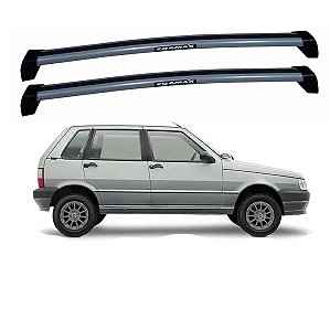 RACK EQMAX WAVE FIAT UNO MILLE 4P 2005 2006 2007 2008 2009 2010 2011 2012 2013 - CINZA
