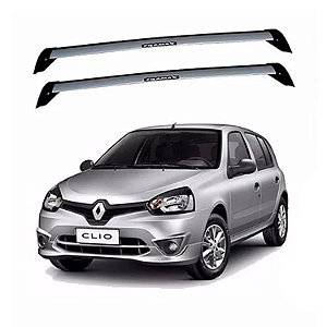RACK EQMAX WAVE RENAULT CLIO 4P HATCH // SEDAN 2000 2001 2002 2003 2004 2005 2006 2007 2008 2009 2010 2011 2012 2013 2014 2015 2016 - CINZA