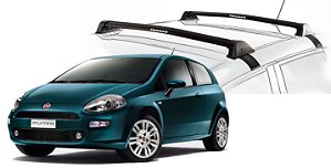 RACK EQMAX WAVE FIAT PUNTO 4P 2007 2008 2009 2010 2011 2012 2013 2014 2015 2016 2017 2018 - PRETO