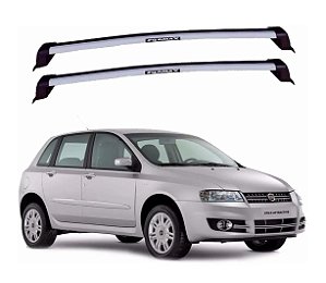 RACK EQMAX WAVE FIAT STILO 4P 2003 2004 2005 2006 2007 2008 2009 2010 2011 2012 - CINZA