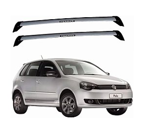 RACK EQMAX NEW WAVE VW POLO HATCH 4P 2003 2004 2005 2006 2007 2008 2009 2010 2011 2012 2013 2014 - CINZA