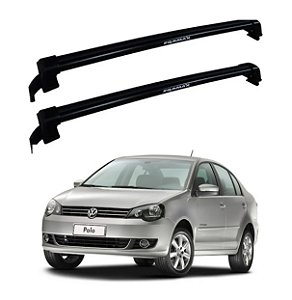 RACK EQMAX NEW WAVE VW POLO SEDAN 4P 2003 2004 2005 2006 2007 2008 2009 2010 2011 2012 2013 2014 - PRETO