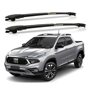 RACK TRAVESSA LARGA EQMAX FIAT TORO 2016 2017 2018 2019 2020 2021 2022 2023 2024 2025 - PRETO