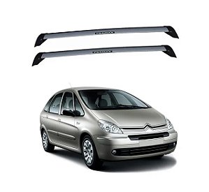 RACK EQMAX WAVE CITROEN XSARA PICASSO 4P 2001 2002 2003 2004 2005 2006 2007 2008 2009 2010 2011 2012 - CINZA