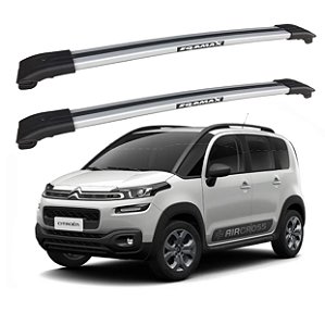 RACK TRAVESSA LARGA EQMAX CITROEN AIR CROSS 2016 2017 2018 2019 - CINZA