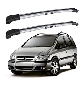 RACK TRAVESSA LARGA EQMAX GM ZAFIRA 2001 2002 2003 2004 2005 2006 2007 2008 2009 2010 2011 2012 - CINZA