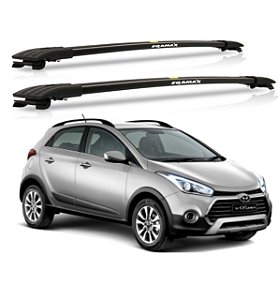 RACK TRAVESSA LARGA EQMAX HYUNDAI HB20X 2013 2014 2015 2016 2017 2018 2019 - PRETO