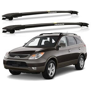 RACK TRAVESSA LARGA EQMAX HYUNDAI VERA CRUZ 2007 2008 2009 2010 - PRETO