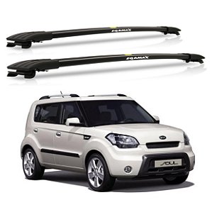 RACK TRAVESSA LARGA EQMAX KIA SOUL 2010 2011 2012 2013 2014 - PRETO