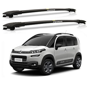 RACK TRAVESSA LARGA EQMAX CITROEN AIR CROSS 2016 2017 2018 2019 - PRETO