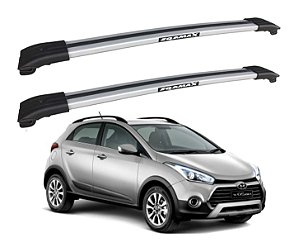 RACK TRAVESSA LARGA EQMAX HYUNDAI HB20X 2013 2014 2015 2016 2017 2018 2019 - CINZA