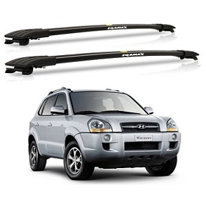 RACK TRAVESSA LARGA EQMAX HYUNDAI TUCSON 2005 2003 2007 2008 2009 2010 2011 2012 2013 2014 2015 2016 - PRETO