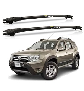 RACK TRAVESSA LARGA EQMAX RENAULT DUSTER 2011 2012 2013 2014 2015 - PRETO